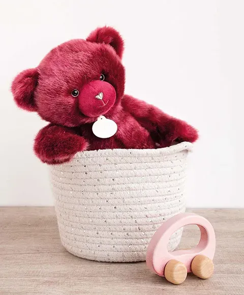 Ours En Peluche Bois De Rose Collection 37 Cm