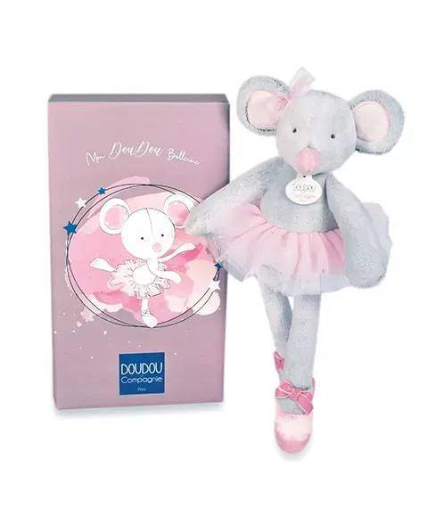 Product Peluche Souris Ballerine Grise 30 Cm Image