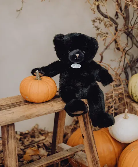 Product Ours En Peluche Noir Smocky Collection 37 Cm Image