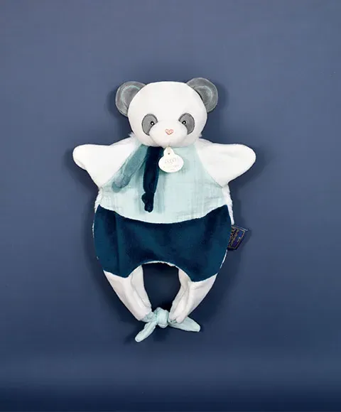 Product Doudou Panda Marionnette Petit Sac Amusette 3 En 1 Image