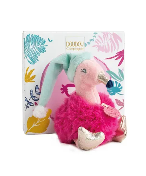 Product Mini Peluche Boule Flamant Rose Minizoo 15 Cm Image