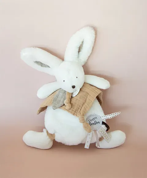 Product Doudou Plat Happy Doudou 25 Cm Beige Image